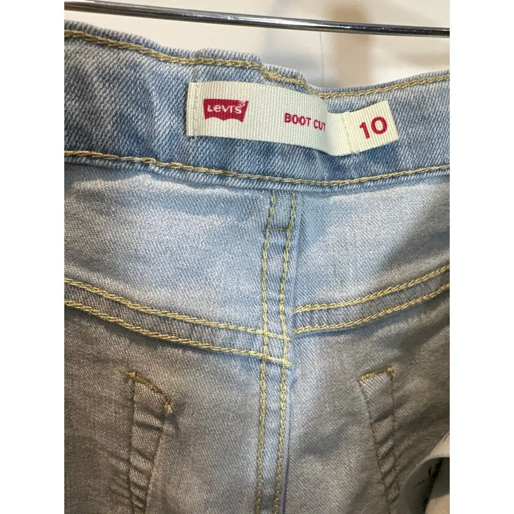 Levi’s Boot Cut Distressed Size 10 Regular Girls